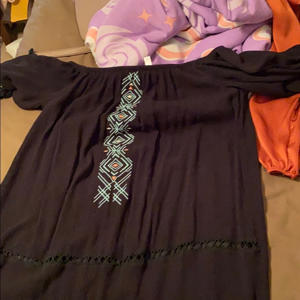 off the shoulder dress